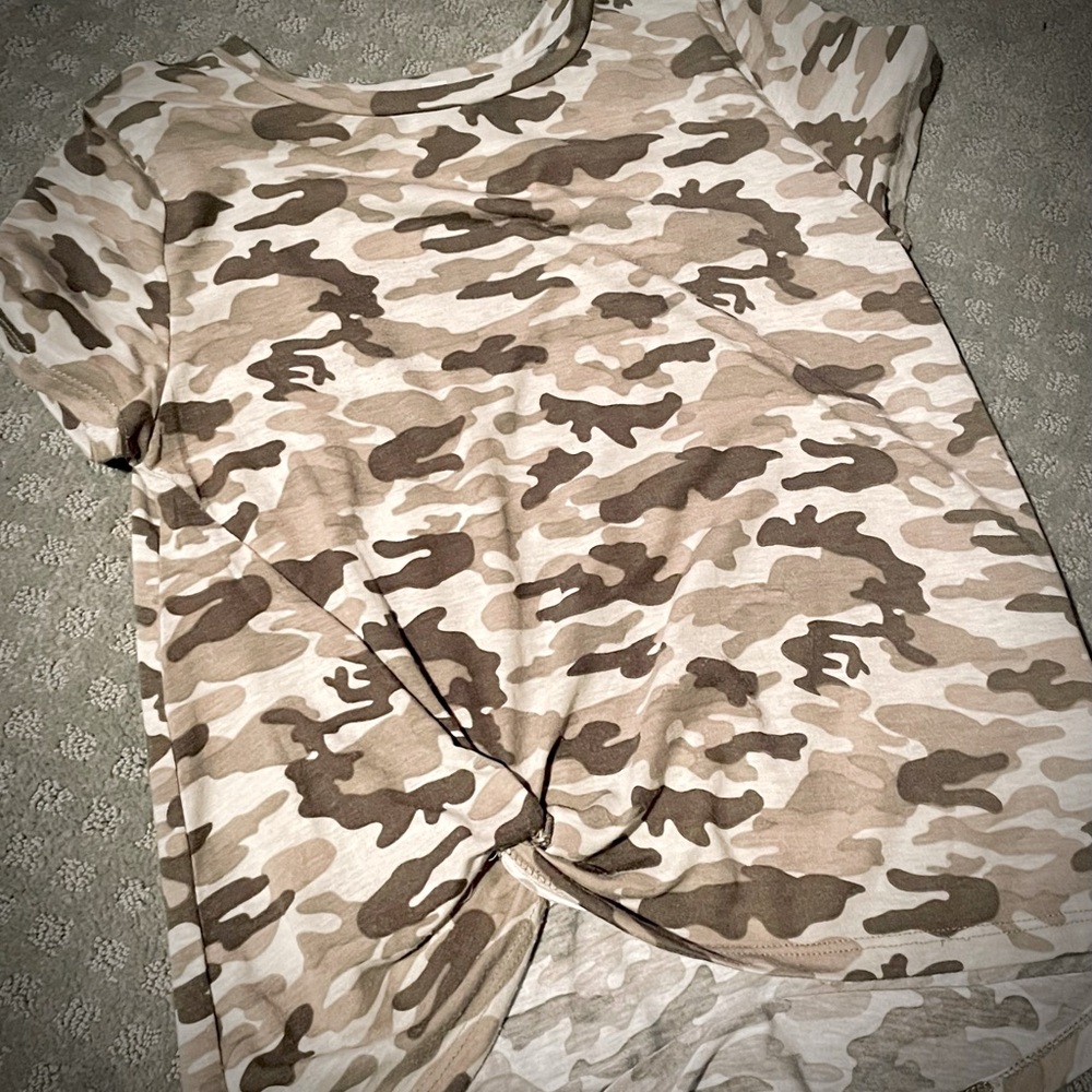 Wallflower Camo Twist T Shirt